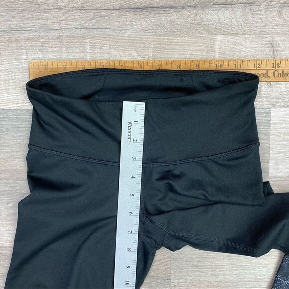 C9 by Champion Duo Dry Fireworks Pattern Block Ankle Leggings Black XS - Picture 8 of 8